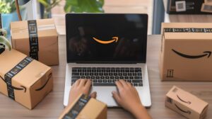 person-is-typing-laptop-with-boxes-table-box-boxes-table